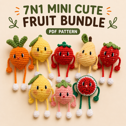 7-In-1 Mini Fruit Crochet Pattern