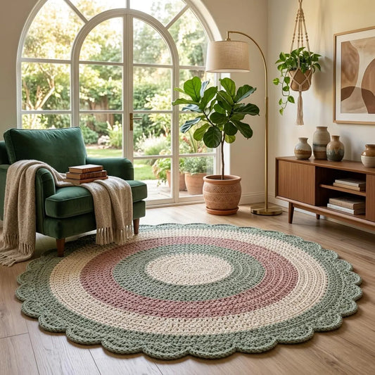 Round Crochet Rug Pattern